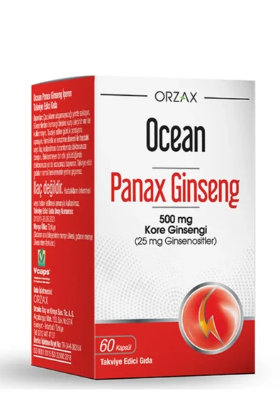 Ocean Panax Ginseng 500 mg 60 Kapsül ürün görseli 1