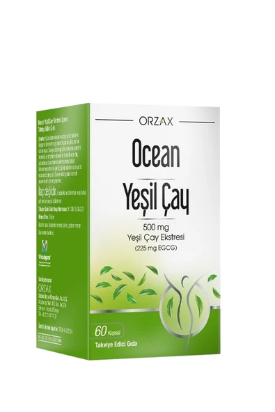 Ocean Green Tea 500 mg 60 Kapsül ürün görseli 1