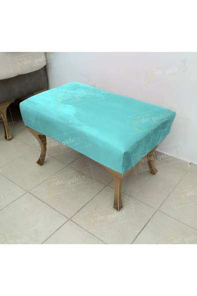 aldagelsin Puf Bench Orta Sehpa 75 cm Turkuaz 75 x 45 ürün görseli 1