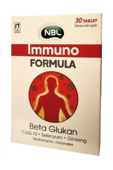 NBL Immuno Formula Selenyum & Beta Glukan 30 Tablet ürün görseli 1