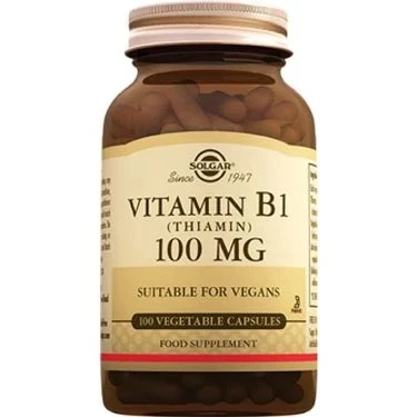 Solgar Vitamin B1 100 Mg 100 Kapsül ürün görseli 1