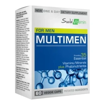 Suda Vitamin Multimen For Men Multivitamin 60 Bitkisel Kapsül ürün görseli 1