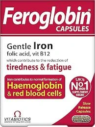 Vitabiotics Feroglobin 30 Kapsül ürün görseli 1