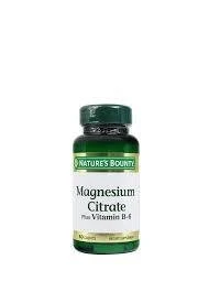 Nature's Bounty Magnesium Citrate Plus Vitamin B-6 60 Tablet ürün görseli 1