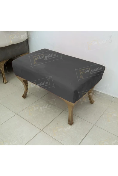 aldagelsin Puf Bench Orta Sehpa 75 cm Antrasit Gri 75 x 45 ürün görseli 1