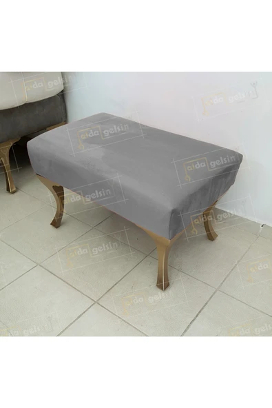 aldagelsin Puf Bench Orta Sehpa 75 cm Gri 75 x 45 ürün görseli 1