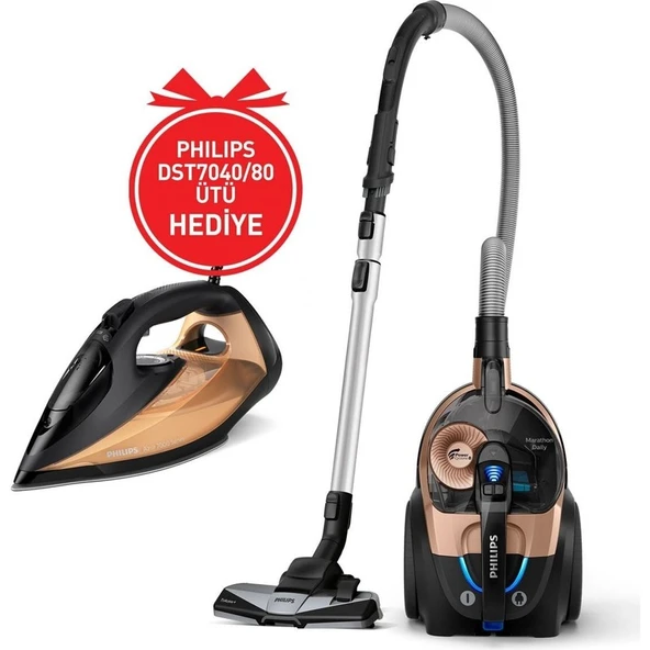 Philips BXA0078/00, XB7151/07 Toz Torbasız Süpürge (DST7040/80 Ütü Hediyeli) ürün görseli 1