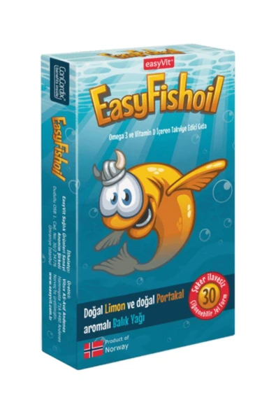Easy Fish Oil 30 Jel Tablet ürün görseli 1