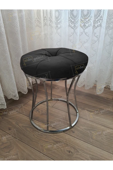 aldagelsin Kum Saati Dilimli Makyaj Pufu Gümüş Siyah 42 x 42 ürün görseli 1