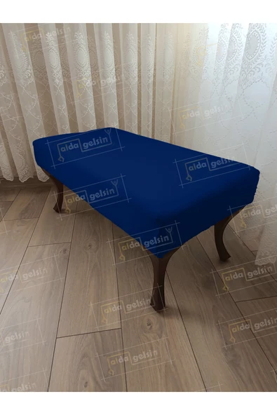 aldagelsin Ayak Ucu Kapı Önü Antre Düz Bench Puf Orta Sehpa Ceviz Ayak (110*45) Lacivert 110 x 40 ürün görseli 1