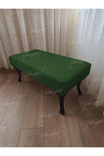 aldagelsin Ayak Ucu Kapı Önü Antre Düz Bench Puf Orta Sehpa Siyah Ayak (110*45) Yeşil 110 x 40 ürün görseli 1