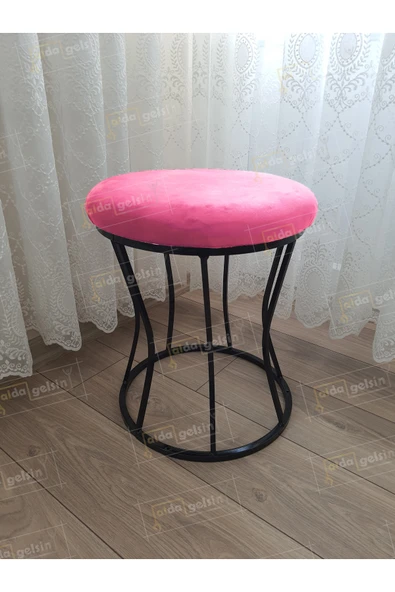 aldagelsin Kum Saati Düz Makyaj Pufu Kara İnci Pembe 42 x 42 ürün görseli 1