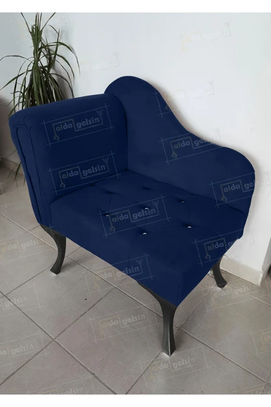 aldagelsin Yeni Model Tekli Köşe Koltuğu Josefin Bench Siyah Ayak Laci 75 x 45 ürün görseli 1