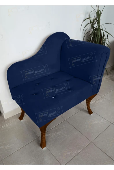 aldagelsin Yeni Model Ters Kol Tekli Köşe Koltuğu Josefin Bench Ceviz Ayak Laci 75 x 45 ürün görseli 1