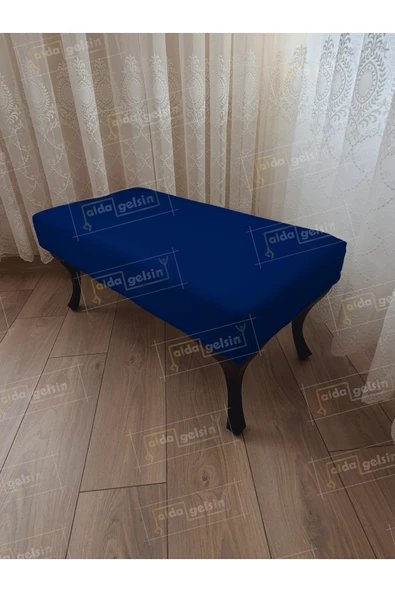 aldagelsin Ayak Ucu Kapı Önü Antre Düz Bench Puf Orta Sehpa Siyah Ayak (100*45) Lacivert 100 x 40 ürün görseli 1