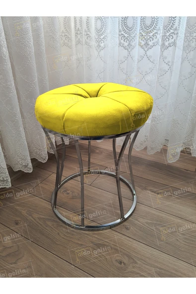 aldagelsin Kum Saati Dilimli Makyaj Pufu Gümüş Sarı 42 x 42 ürün görseli 1