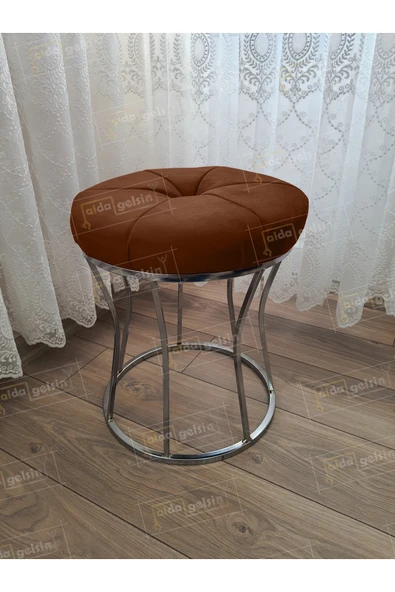 aldagelsin Kum Saati Dilimli Makyaj Pufu Gümüş Kahve 42 x 42 ürün görseli 1