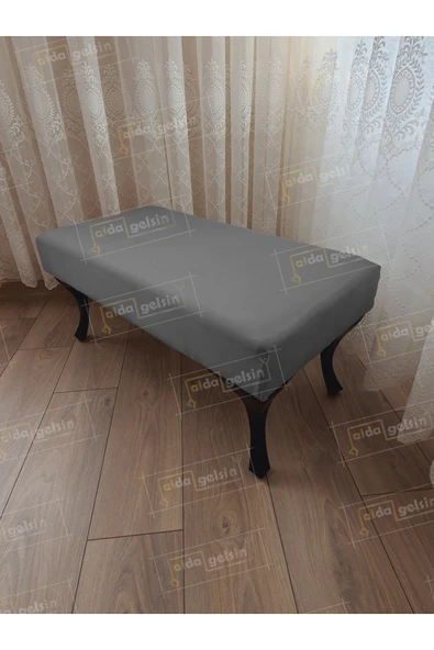 aldagelsin Ayak Ucu Kapı Önü Antre Düz Bench Puf Orta Sehpa Siyah Ayak (110*45) Gri 110 x 40 ürün görseli 1