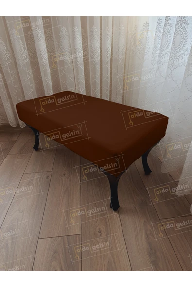 aldagelsin Ayak Ucu Kapı Önü Antre Düz Bench Puf Orta Sehpa Siyah Ayak (110*45) Kahve 110 x 40 ürün görseli 1