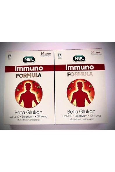 NBL Immuno Formula 30 Tablet *2 Adet Skt:2023 ürün görseli 1