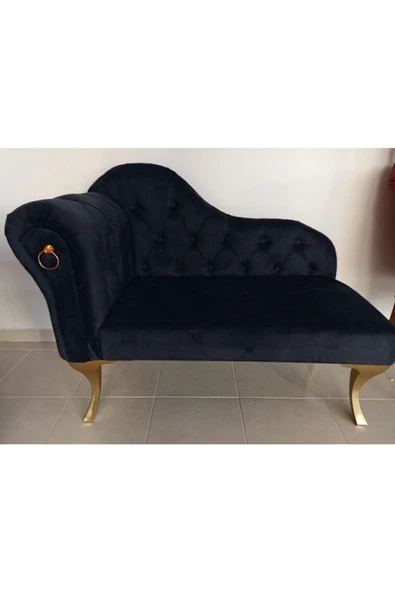 aldagelsin Modern Köşe Koltuğu Alda Josefin Puf Bench 130 Cm Siyah 120 x 50 ürün görseli 1