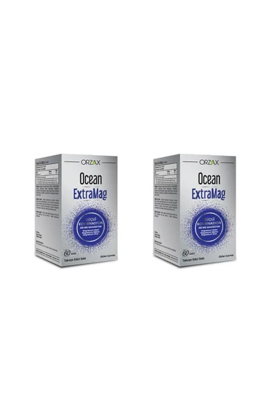 ORZAX Ocean Extramag 60 Tablet X2 Adet Vitamin ürün görseli 1