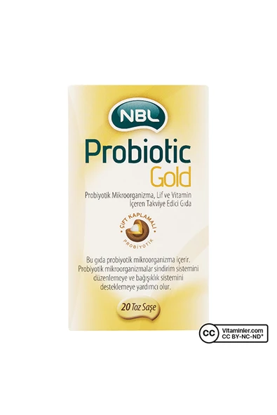 NOBEL NBL Probiotic GOLD 20 Saşe - Resim 2