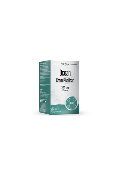 ORZAX Ocean Krom Pikolinat 200 Ug 90 Bitkisel Kapsül ürün görseli 1