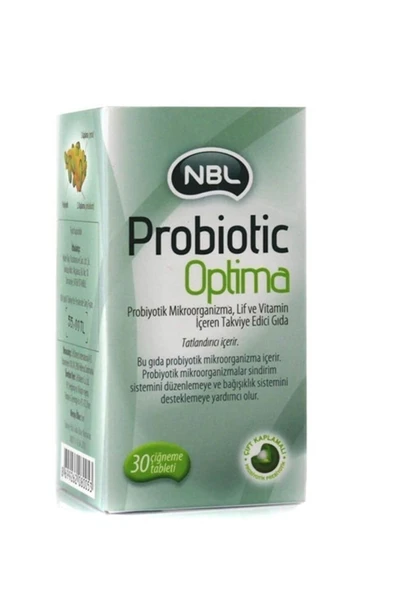NBL Probiotic Optima Takviye Edici Gıda 30 Tablet ürün görseli 1