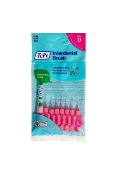 TEPE Arayüz Fırçası 0.4 Mm Pembe 8'li Paket ( 1 Adet ) ürün görseli 1