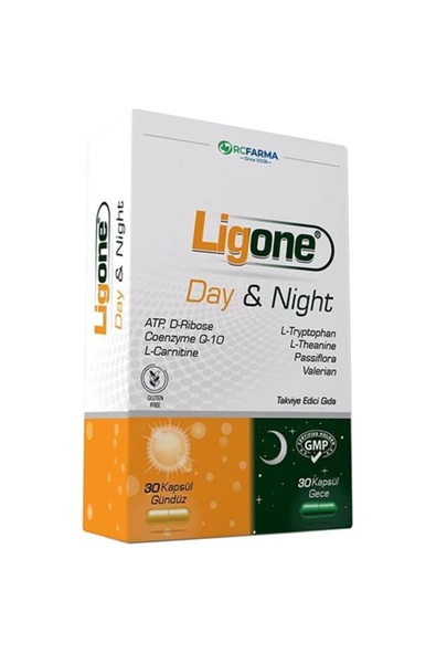 RCFARMA Ligone Day Night Takviye Edici Gıda 30+30 Kapsül ürün görseli 1