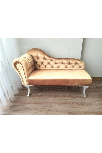 aldagelsin Dekoratif Koltuk Josefin Bench Puf Bej 120 x 60 ürün görseli 1
