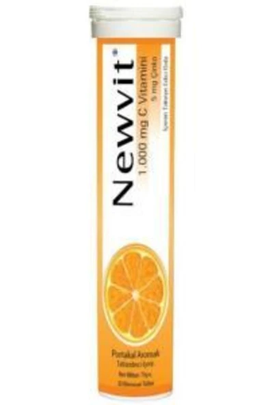 RC Newvit Vitamin C Çinko Effervesan 20 Tablet ürün görseli 1