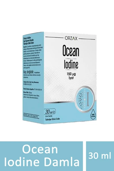ORZAX Ocean Iodine Damla 30 ml ürün görseli 1