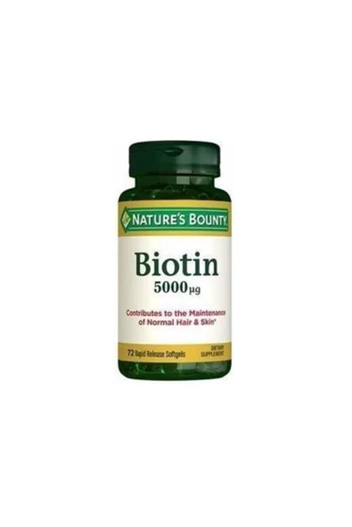 NATURE'S BOUNTY Nature´s Bounty Biotin 5000 Mcg ürün görseli 1