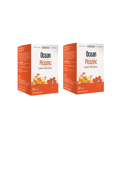 ORZAX Picozinc Çinko 30 Tablet 2 Adet ürün görseli 1