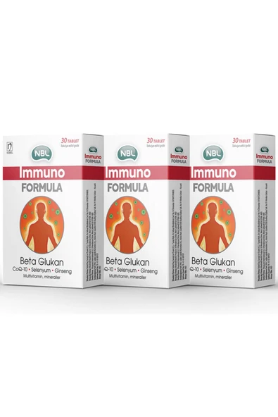 NBL Immuno Formula 30 Tablet - 3 Adet - Skt: 06/2023 ürün görseli 1