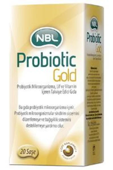 NBL Probiotic Gold 20 Saşe 8699540250383 ürün görseli 1