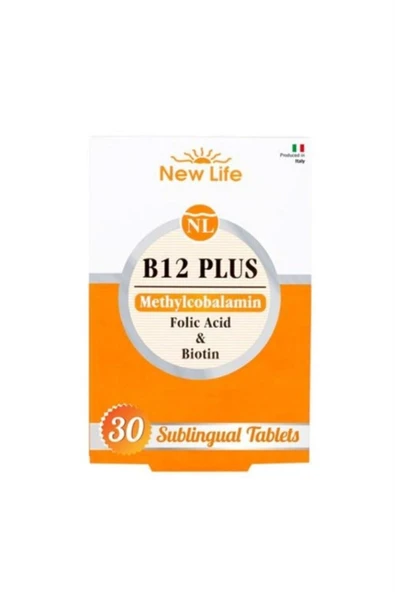 NEW LİFE B12 Plus Methylcobalamin 30 Tablet ürün görseli 1