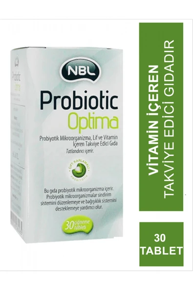 NBL Probiotic Optima 30 Çiğneme Tableti ürün görseli 1