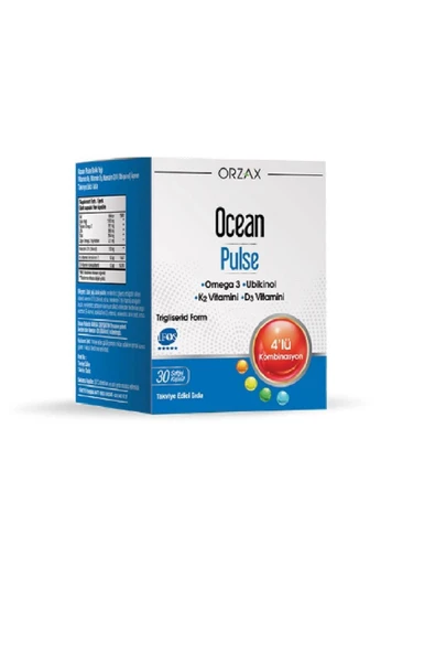 ORZAX Ocean Pulse Balık Yağı 30 Kapsül ürün görseli 1