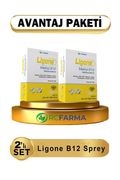 RCFARMA Ligone Methyl B12 Sprey 30 ml 2 Adet ürün görseli 1