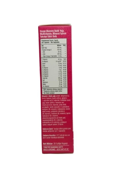 ORZAX OCEAN MUMMY KAPSUL 30 kapsül - Resim 2