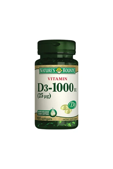 NATURE'S BOUNTY D3 - 1000 Iu ( 25 Ug) ürün görseli 1