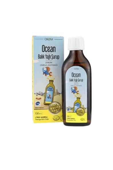 ORZAX Ocean Omega-3 Li̇monlu 150ml Şurup ürün görseli 1