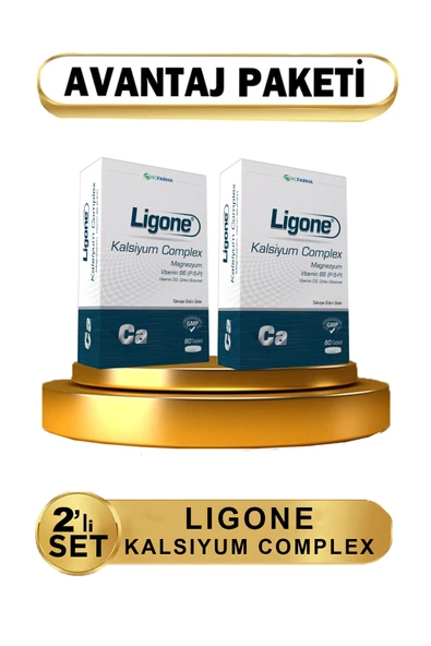 LİGONE Kalsiyum Complex 60 Tablet 2 Kutu ( Avantajlı Paket ) ürün görseli 1