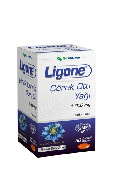 RCFARMA Ligone Çörek Otu Yağı 60 Kapsül ürün görseli 1