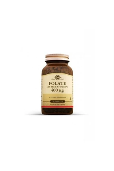 SOLGAR Folate 400 mg 50 Tablet ürün görseli 1