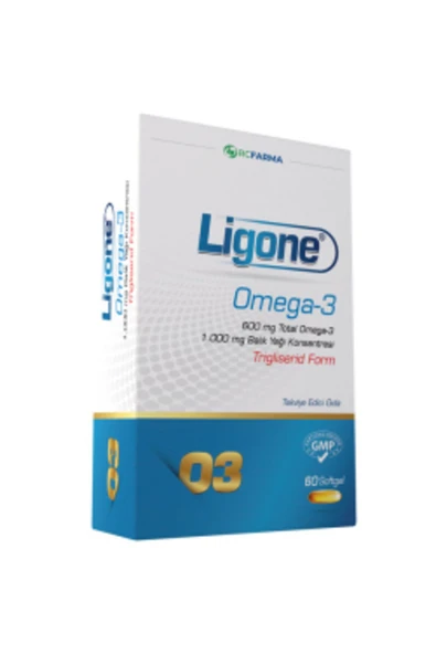 LİGONE STD Ligone Omega 3 60 Kapsül Balık Yağı Takviyesi ( TEKLİDİR ) ürün görseli 1