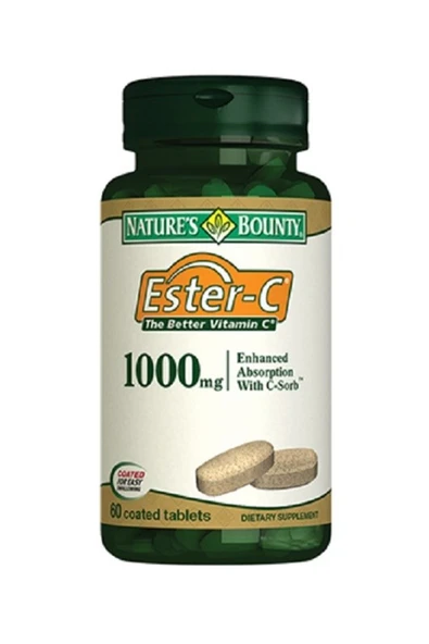 NATURE'S BOUNTY Ester C 1000 Mg 60 Tablet - Resim 2
